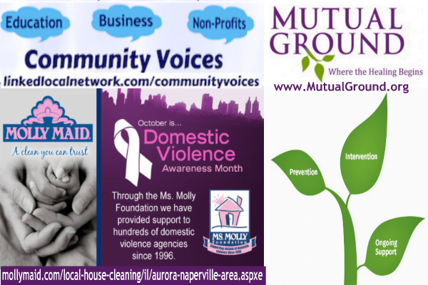 Molly Maid - Mutual Ground Featured Domestic Violence Awareness Month on Community Voices with Carly Alyssa Thorne