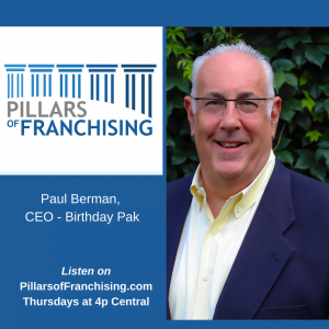 Pillars of Franchising - Paul Berman - Birthday Pak