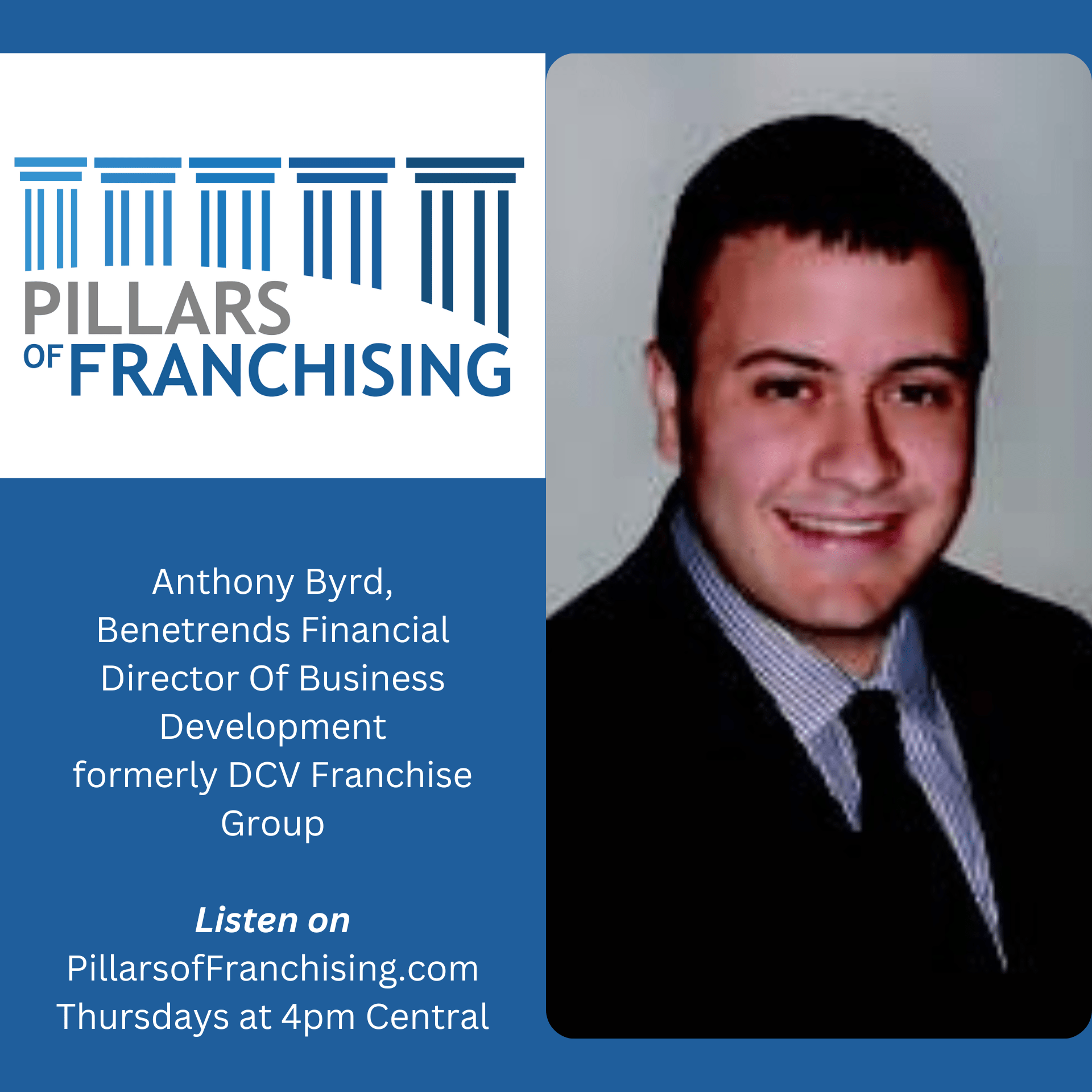 Pillars of Franchising - Anthony Byrd - Benetrends - financing options for franchise purchase